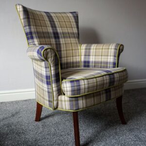 upholstered armchair