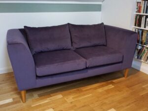 2 seater sofa restored