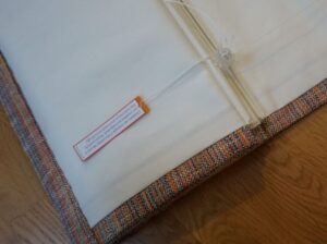 back of well made blind